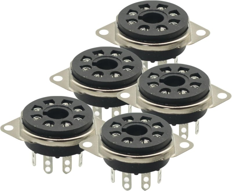 GODIYMODULES 5PCS 8pin Octal Valve Tube Socket For EL34 6V6 6L6 KT88 6P3P 6P6P 6n8p 6n9p Chassis Mount - Image 5